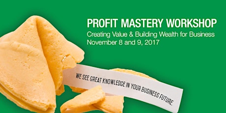 Copy of Profit Mastery Workshop 2017 primary image