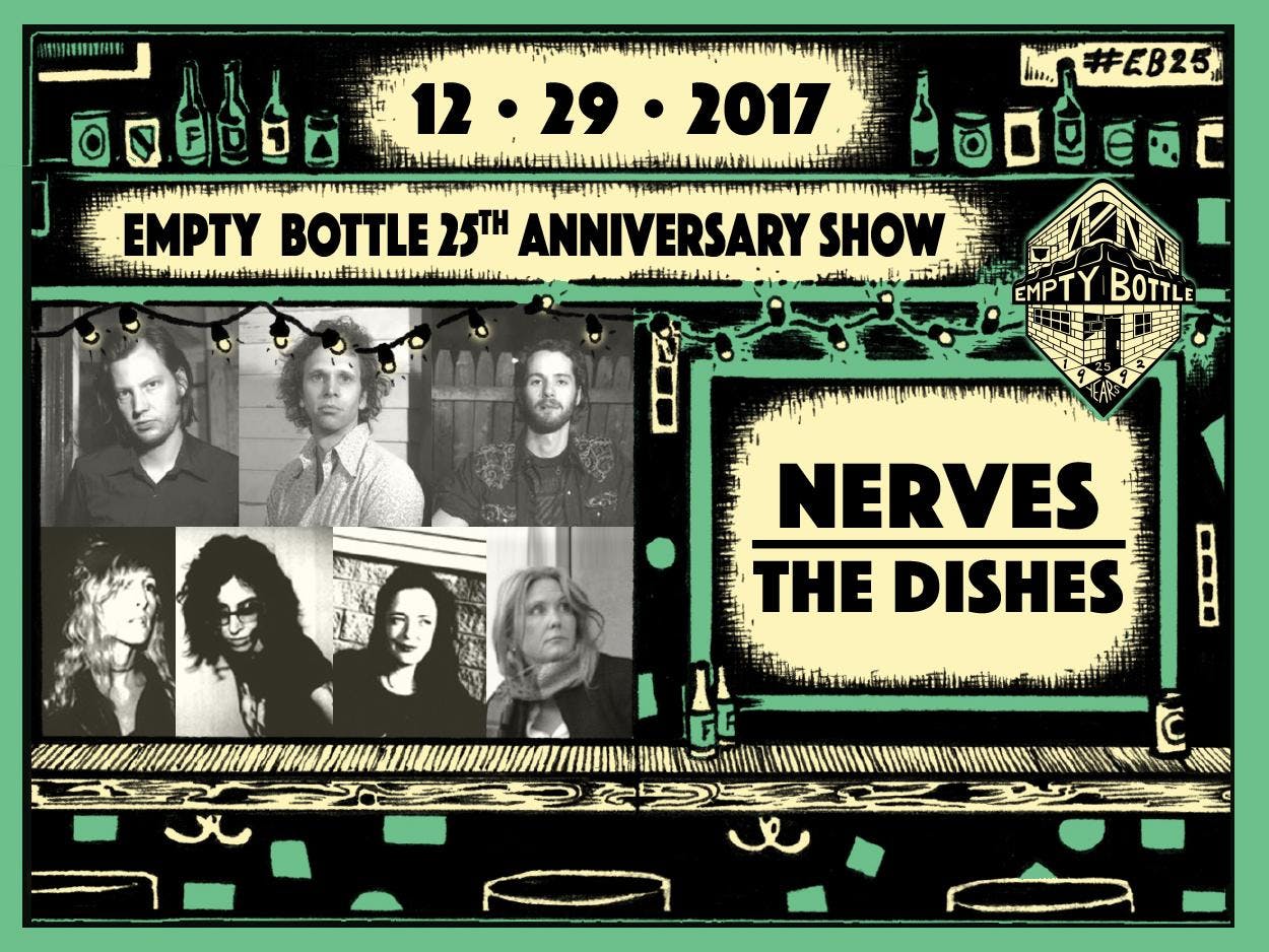 NERVES / The Dishes / Michael Shannon & Friends / DJ Jill Hopkins / #EB25