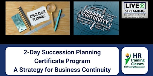 2-Day Succession Planning Certificate Program