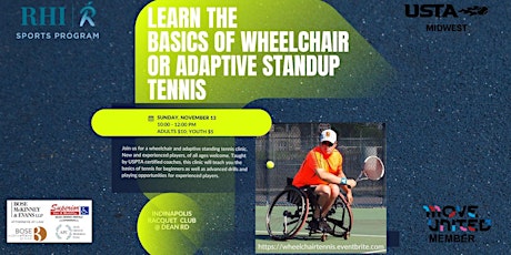 Adaptive Wheelchair and Standup Tennis primary image