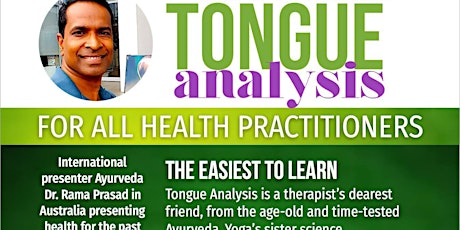 CLINICAL TONGUE DIAGNOSIS With ​Dr. Rama Prasad primary image