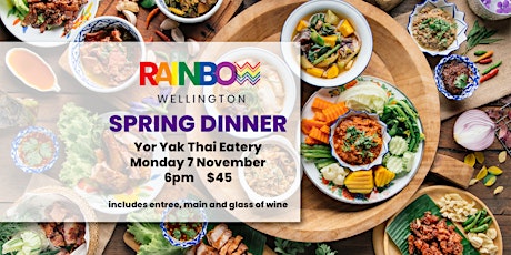 Rainbow Wellington Spring Dinner primary image