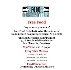 COA Food Connection Free Food Distribution