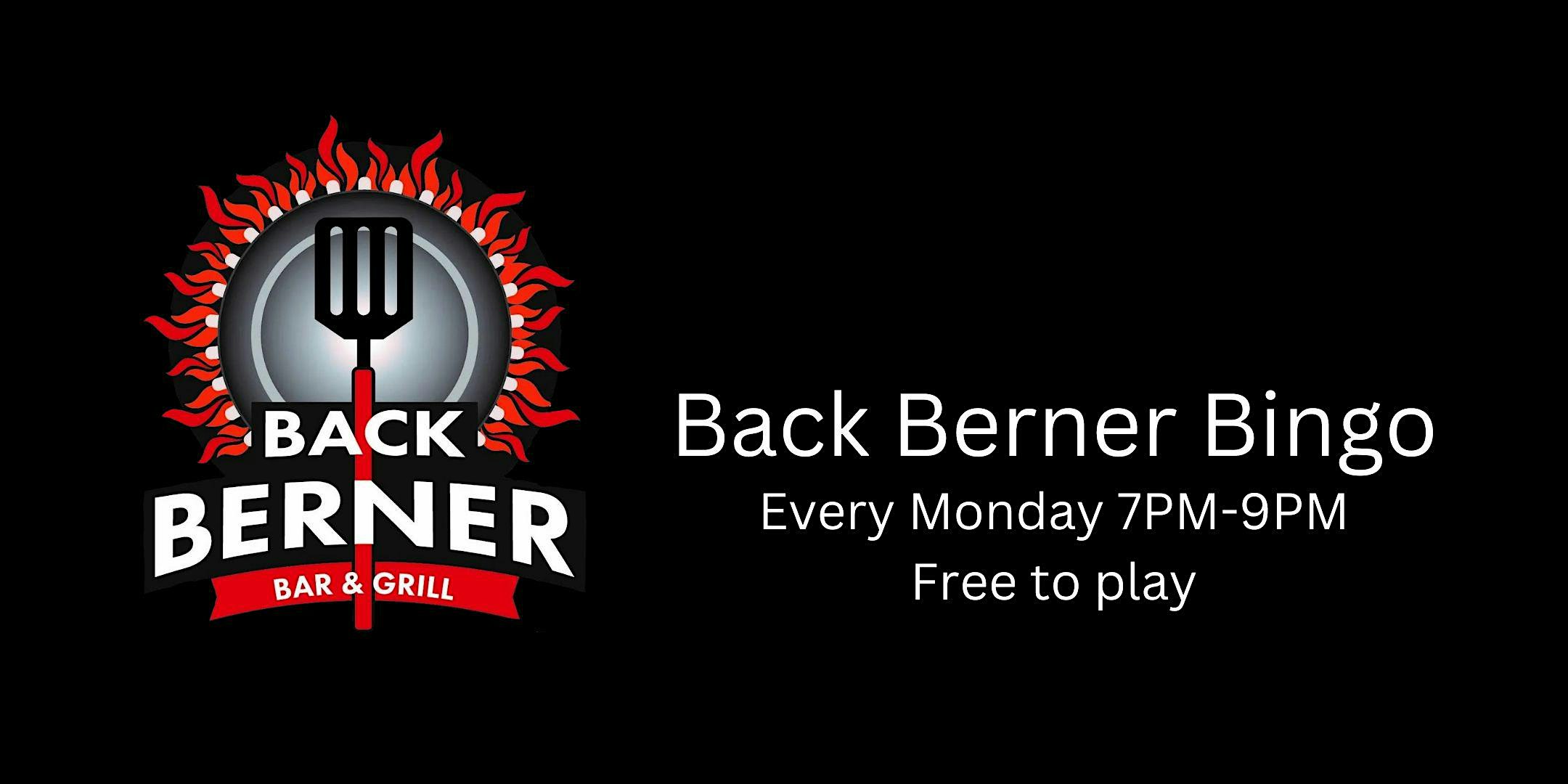 Back Berner Bingo at Back Berner Bar & Grill – Tiffin, IA