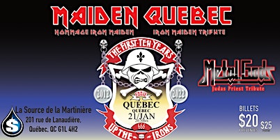 Maiden Québec Rock la vieille capitale