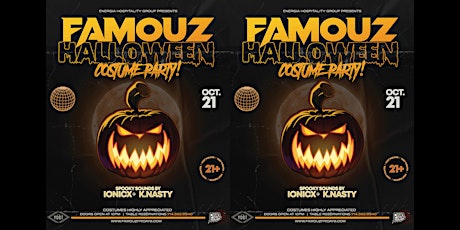 Imagen principal de 10/21/22  Famouz Halloween (Costume Party)-Yost Theater 21+