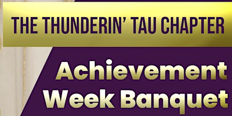 TAU Chapter Achievement Week Banquet primary image