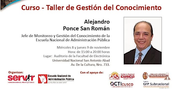 Curso - Taller  de  Gestión  del Conocimiento - Aula Regional Cusco