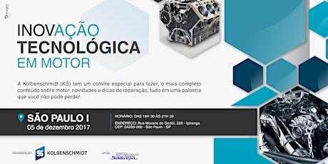 Imagem principal do evento Inovação Tecnológica em Motor - São Paulo