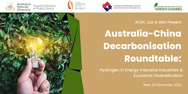 Aus-China Decarbonisation Roundtable: Hydrogen & Economic Diversification
