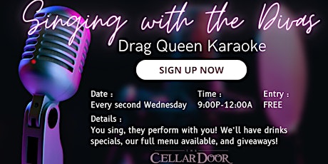 Singing with the Divas - Drag Hosted Karaoke