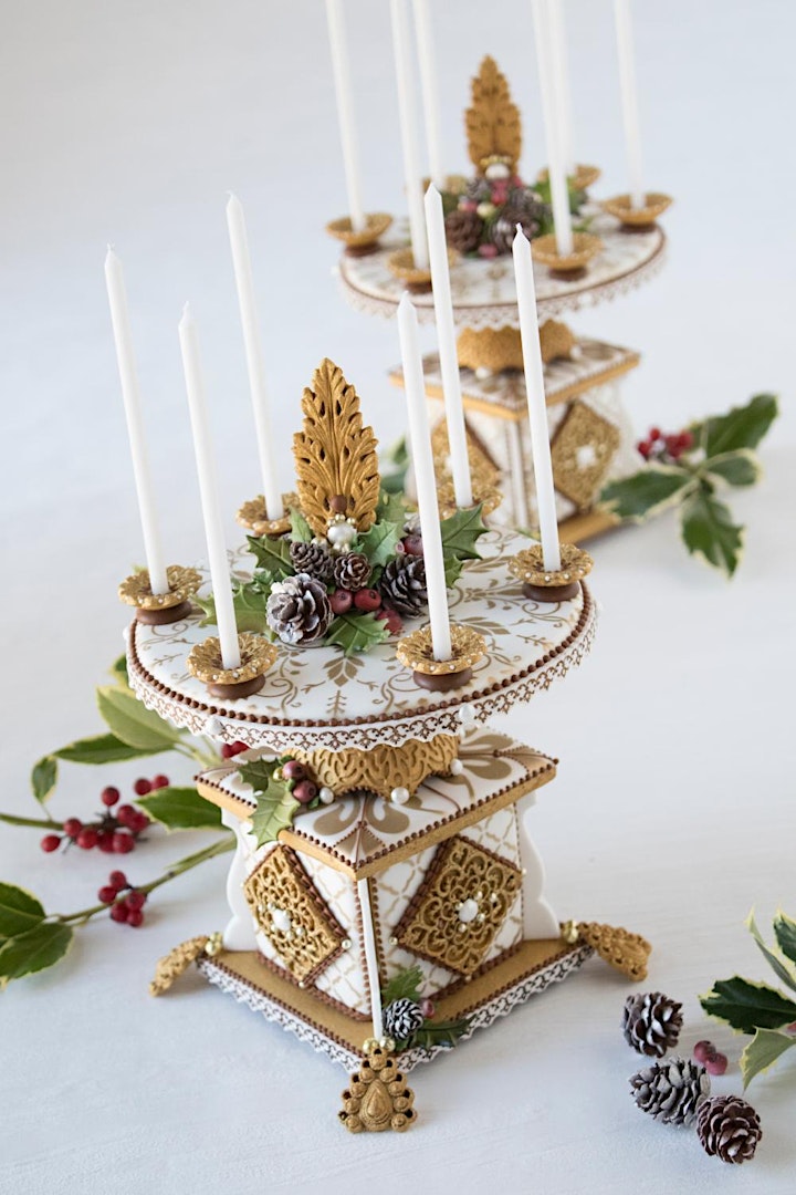 3-D Christmas Candelabra Cookie Decorating Class with Julia M. Usher image