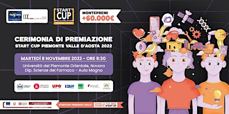 Immagine principale di Premiazione Start Cup Piemonte Valle d'Aosta 2022 