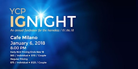 YCP IGNIGHT: An annual fundraiser for the homeless primary image