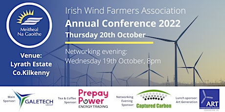 Irish Wind Farmers Association Annual Conference 2022 primary image