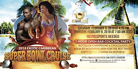 2018 Exotic Caribbean Super Bowl Cruise from Miami primary image