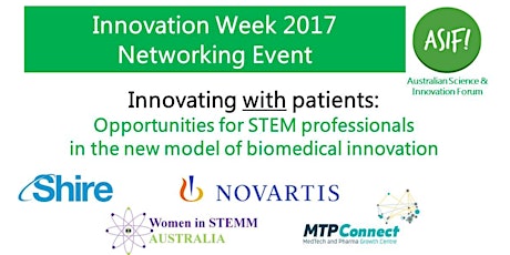 INNOVATING WITH PATIENTS - Innovation Week 2017 Networking Event primary image