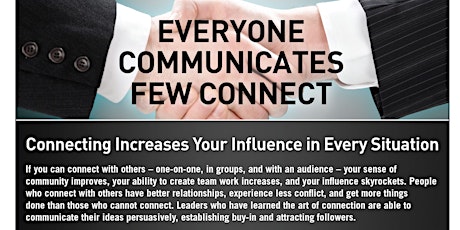 Everyone Communicates, Few Connect! Webinar- THE JOHN MAXWELL TEAM primary image