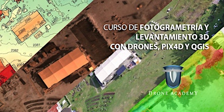 Curso de Fotogrametría y Levantamiento 3D con Drones, Pix4D y QGIS (1, 2 y 3 dic) primary image