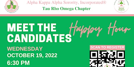 Imagen principal de Tau Rho Omega's - Meet the Candidates Happy Hour