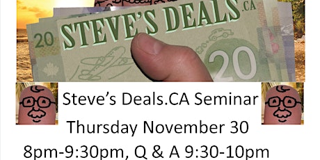 Steve's Deals Seminar primary image