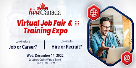 Hire Canada Virtual Job Fair & Training Expo primary image