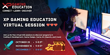 XP Gaming Education - December Virtual Session
