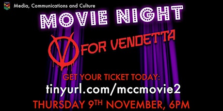 MCC Movie Night: V For Vendetta primary image