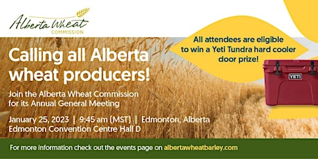 Alberta Wheat Commission Annual General Meeting 2023