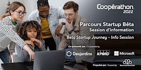 Hauptbild für Info-Session - Cooperathon Startup Challenge -BETA: Startups in Development