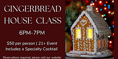 Adult Craft Gingerbread House Class