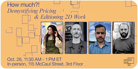 How Much?! Demystifying Pricing & Editioning 2D Work primary image