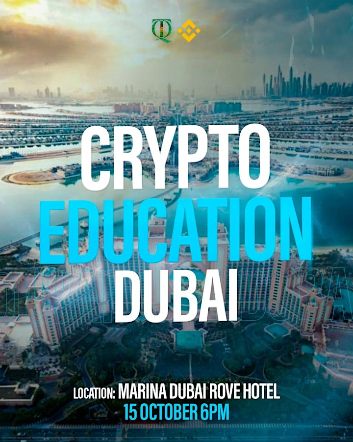 CRYPTO EDUCATION DUBAI 15 OCTOBER image