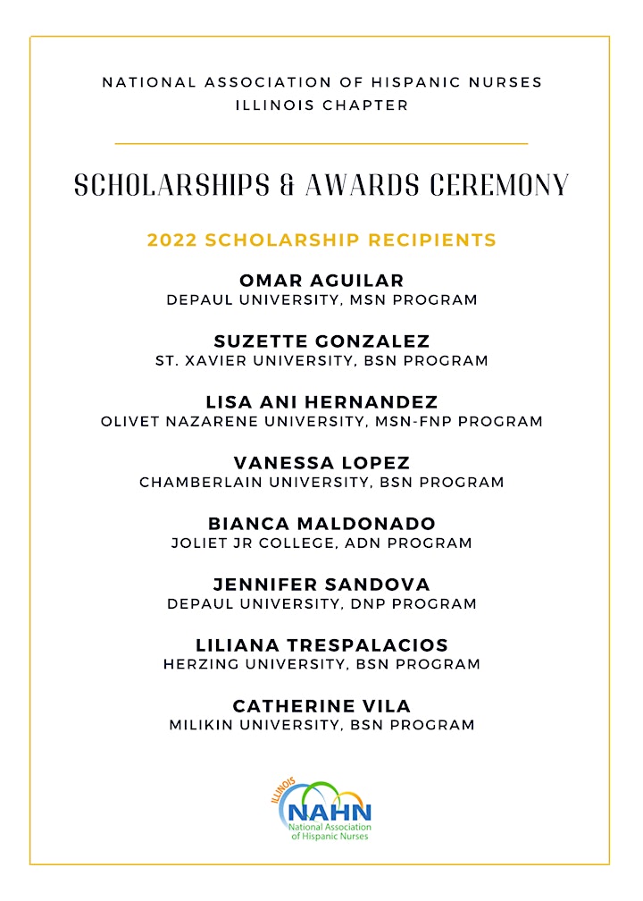 NAHN Illinois Annual Scholarships & Awards Ceremony image