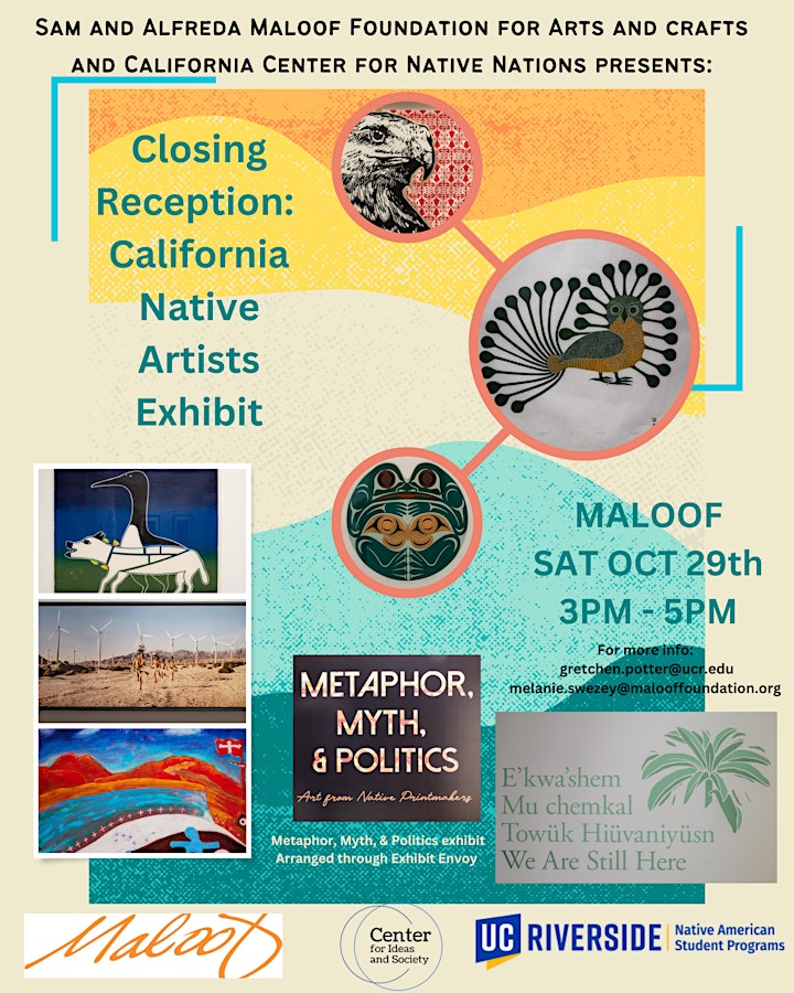UCR Student Maloof Tour and Closing Artist Reception image