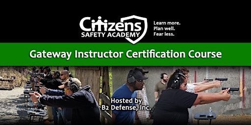 Primaire afbeelding van Gateway Instructor Certification Course (Okeechobee, FL)