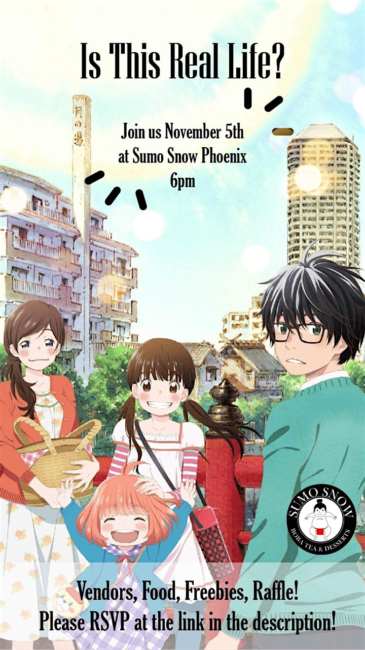Slice of Life Anime Event - Sumo Snow Phoenix Opening Party! image