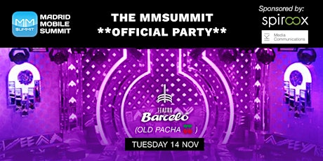 Madrid Mobile Summit 2017 Official Party primary image
