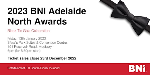 BNI Adelaide North Gala Awards Celebration 2023