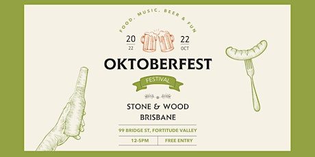 Image principale de Oktoberfest at Stone & Wood Brisbane