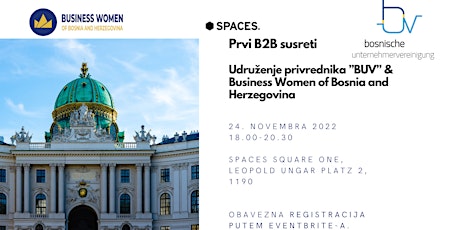 Hauptbild für Prvi B2B susreti   ”BUV” &  “Business Women of Bosnia and Herzegovina"