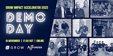 GROW Impact Accelerator 2022 - Virtual Demo Day primary image
