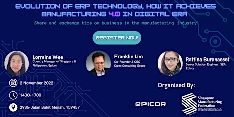 Evolution of ERP Technology, How it Achieves Mfg 4.0 in Digital Era primary image