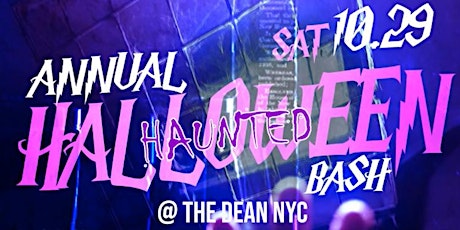 Primaire afbeelding van Haunted Halloween Party NYC Dean Lounge NY New York 2022