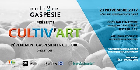 Cultiv'Art - l'événement gaspésien en culture primary image