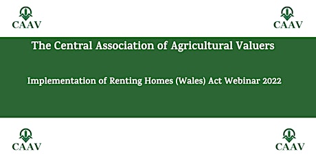 Implementation of the Renting Homes (Wales) Act 2016 - Webinar 2022