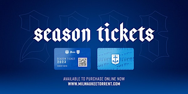 FC Milwaukee Torrent Season Tickets 2023 Men NPSL,NISA Ind.Cup & Women WPSL