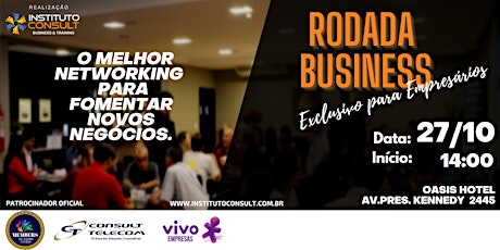 Imagem principal do evento RODADA BUSINESS - O MELHOR NETWORKING