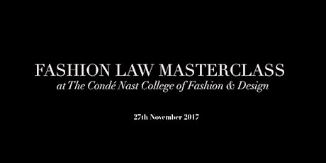 Fashion Law Masterclass primary image