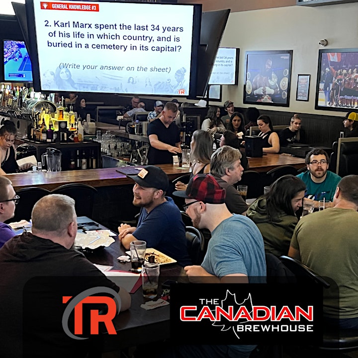 Thursday Night Trivia at The Canadian Brewhouse Chestermere! image